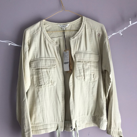 Off-White Linen Jacket - Picture 1 of 3